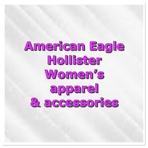 Separator signage listing just to keep organized for sharing my closet